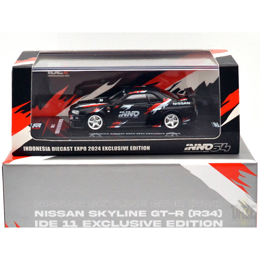 INNO64 1/64 - INDONESIA DIECAST EXPO 2024 EXCLUSIVE -NISSAN SKYLINE GT...