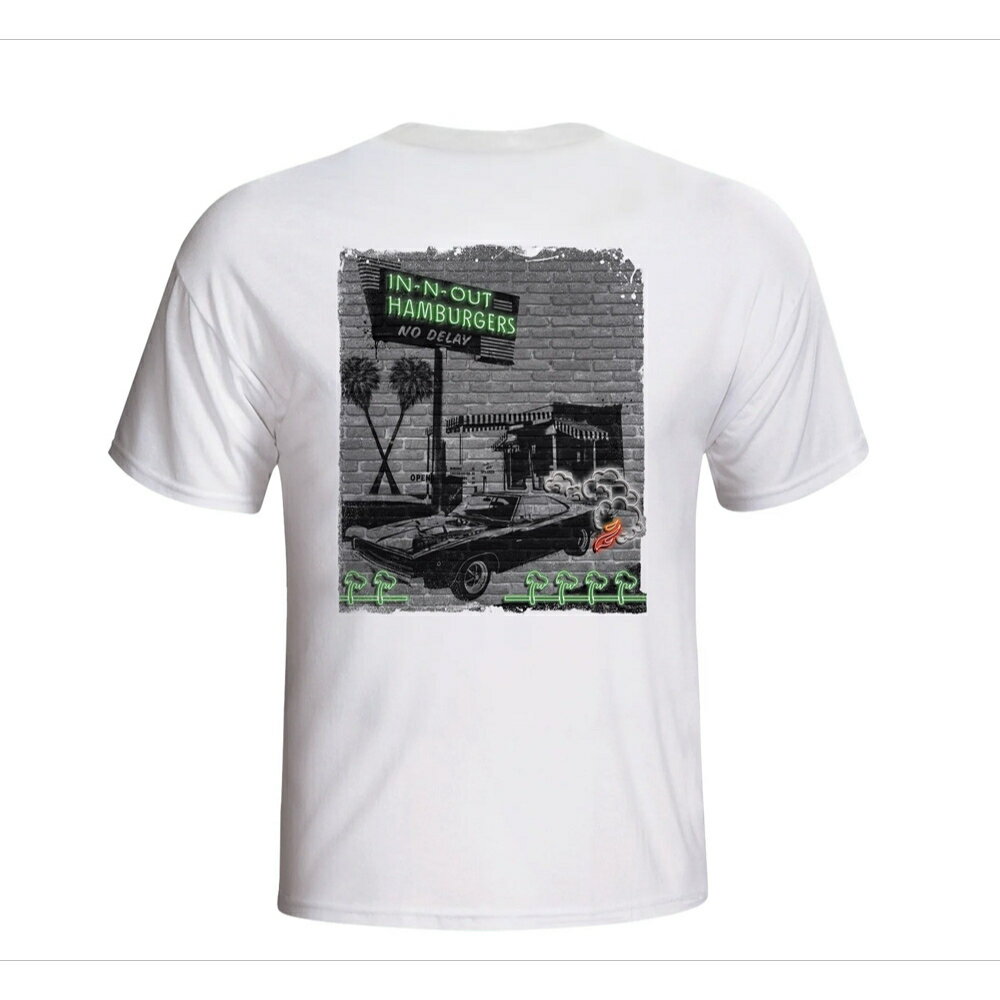 楽天DAZE COLLECTIBLESIN-N-OUT BURGER 2023 Quality-N-Speed White インナウトバーガー　Tシャツ