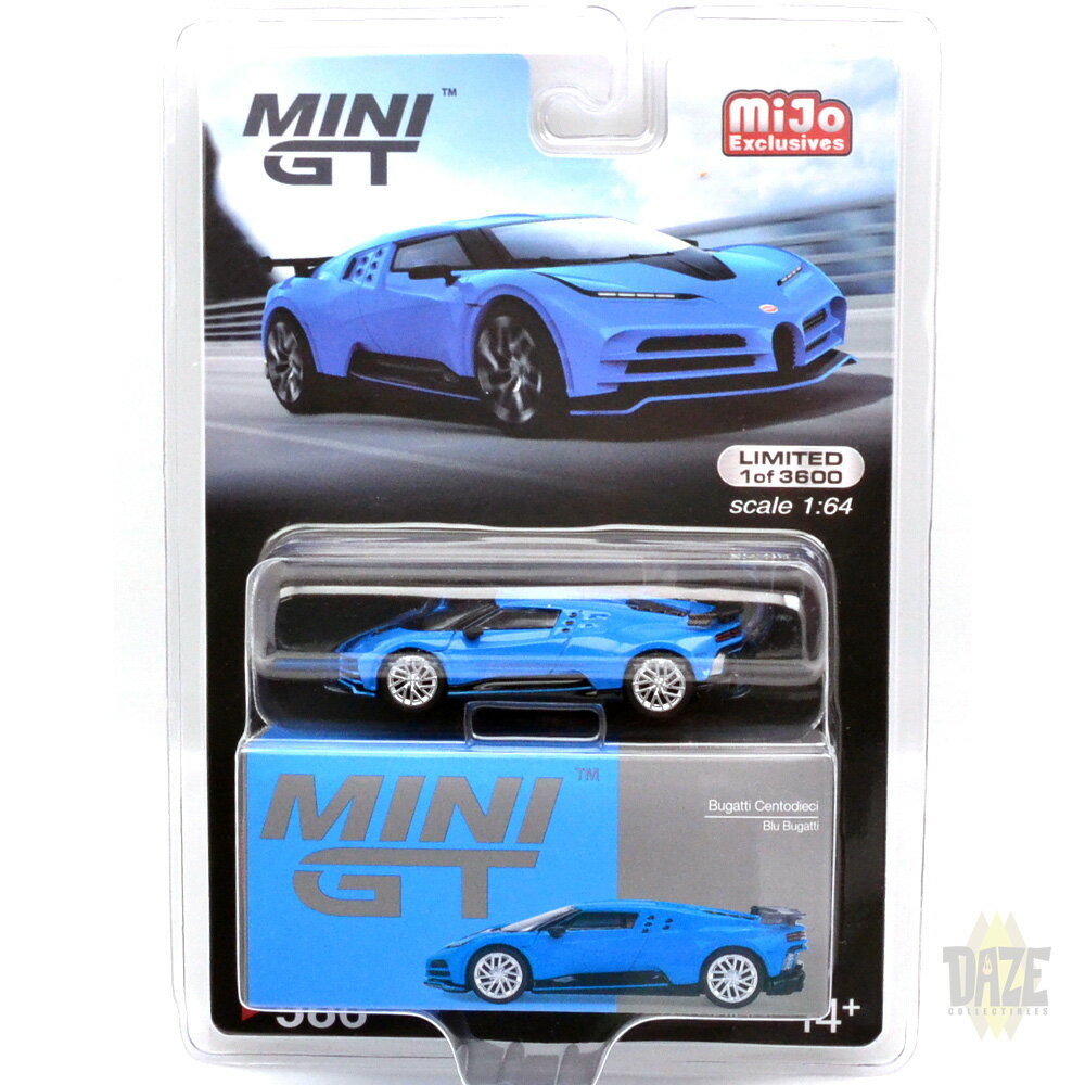 MiJo TOYS - BUGATTI CENTODIECI (BLUE BUGATTI)　アメリカ　MiJo Toys 限定　ブガッティ・チェントディエチ (ブルーブガッティ)