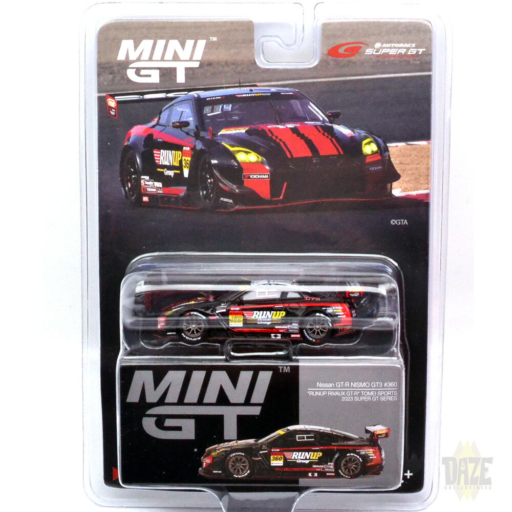 MINI-GT NISSAN GT-R NISMO GT300 SUPER GT SERIES 2023 #360 