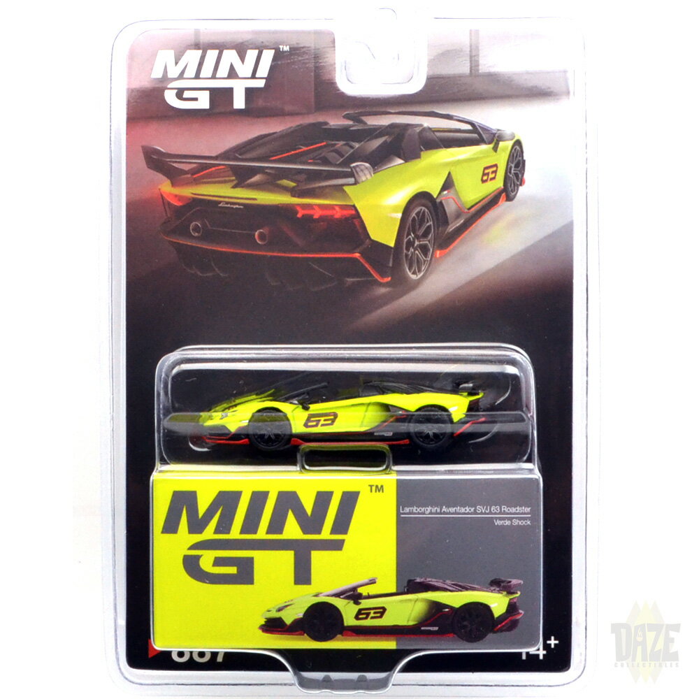 DAZE COLLECTIBLES㤨LAMBORGHINI AVENTADOR SVJ 63 ROADSTER (VERDE SHOCKMiJo  - ܥ륮 󥿥ɡ SVJ 63 ɥ (ǡåפβǤʤ3,146ߤˤʤޤ
