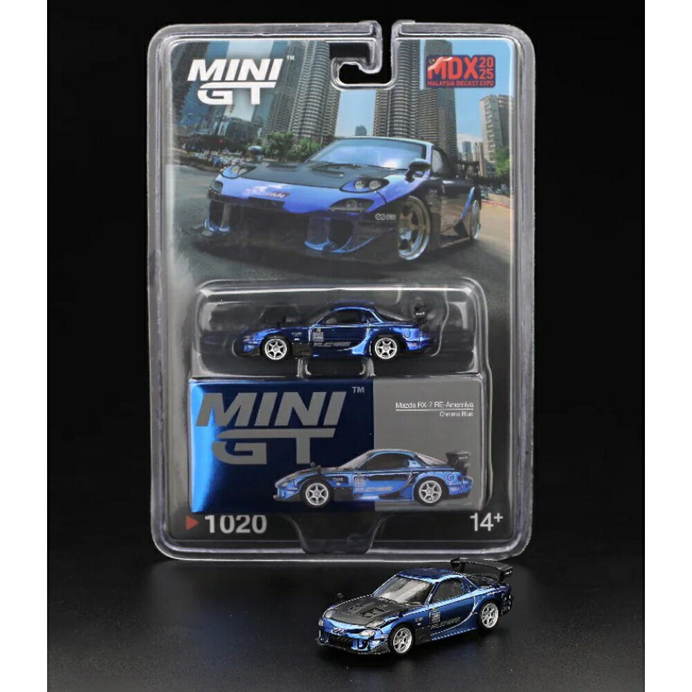 雨宮　ミニGT MINI GT 1/64 マツダ RX-7 RE雨宮 20B NA 3ROTOR-7 “雨さん号