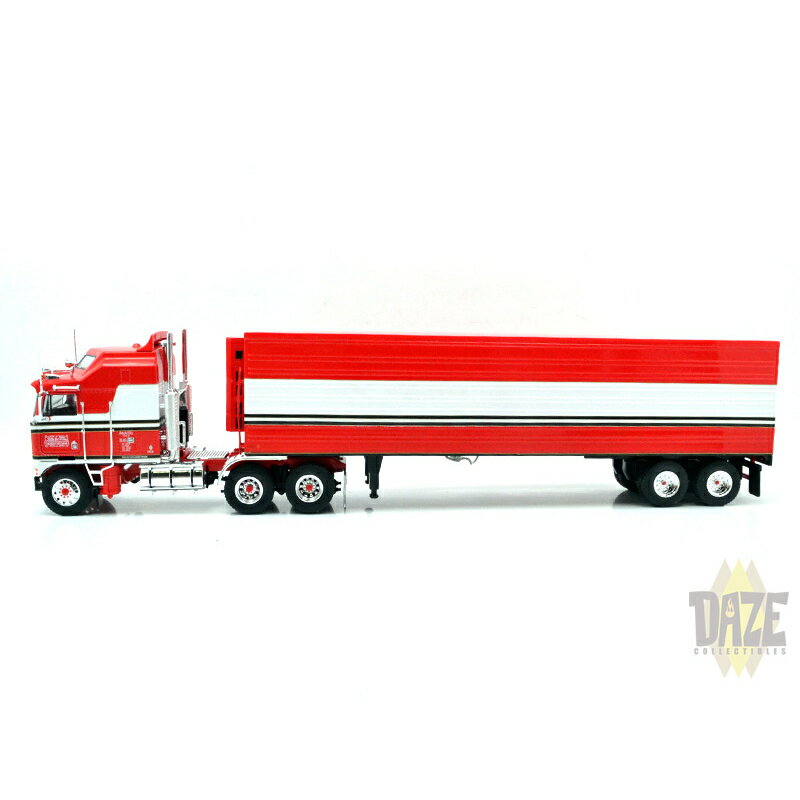 1:43 1979 KENWORTH K100 w/REEFER TRAILER BJ McKAY TRUCKING 1979 ケンワース K100 ウィズ リーファートレーラー トラック野郎!B・J ICONIC REPLICAS 社製 開閉アクションはありません。