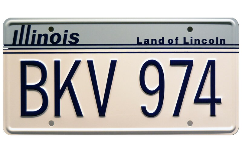 "BlUES BROTHERS 2000" BLUESMOBILE number plate"BKV 974" 「ブルースブラザース2000」ブルースモービ..