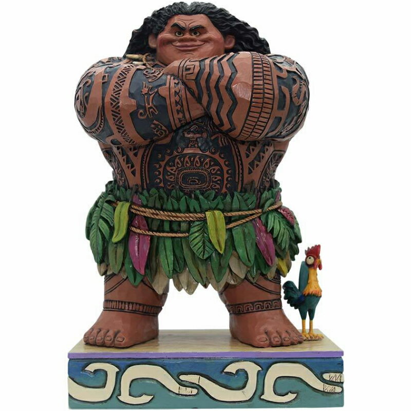DISNEY TRADITIONS　「モアナと伝説の海」　”MAUI” ディズニー・トラディションズ　”マウイ”　 木彫り調 レジン製のサムネイル