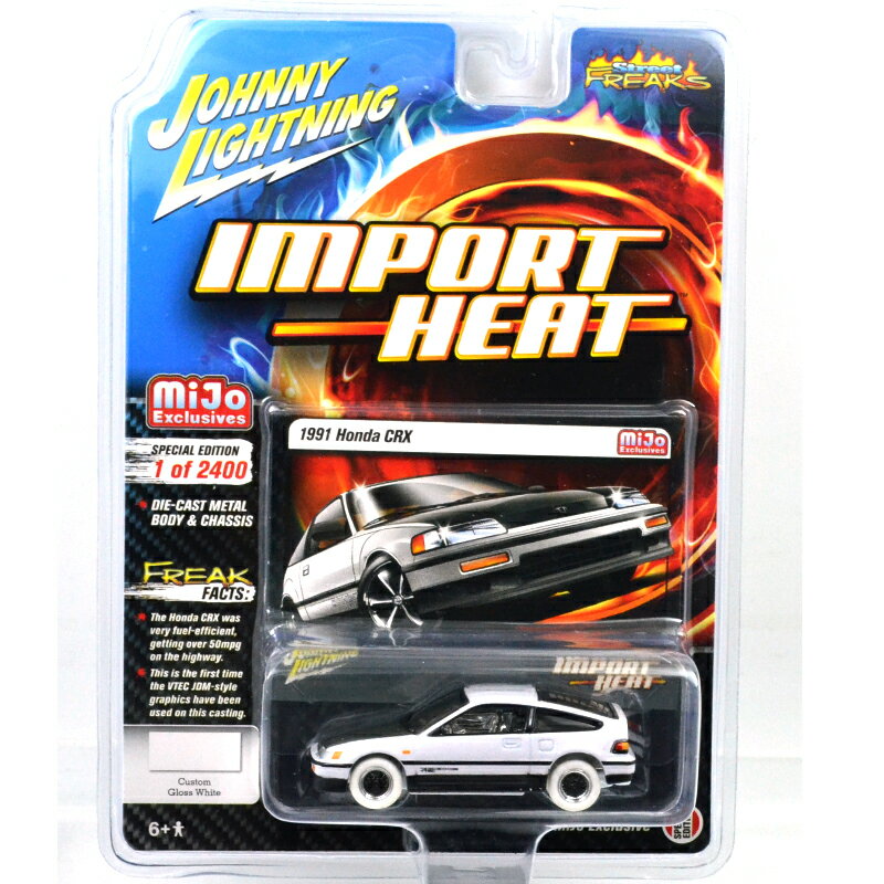 GREENLIGHT 1:64SCALEMIJO EXCLUSIVE - 1990 HONDA CRX (WHITE LIGHTNING)...