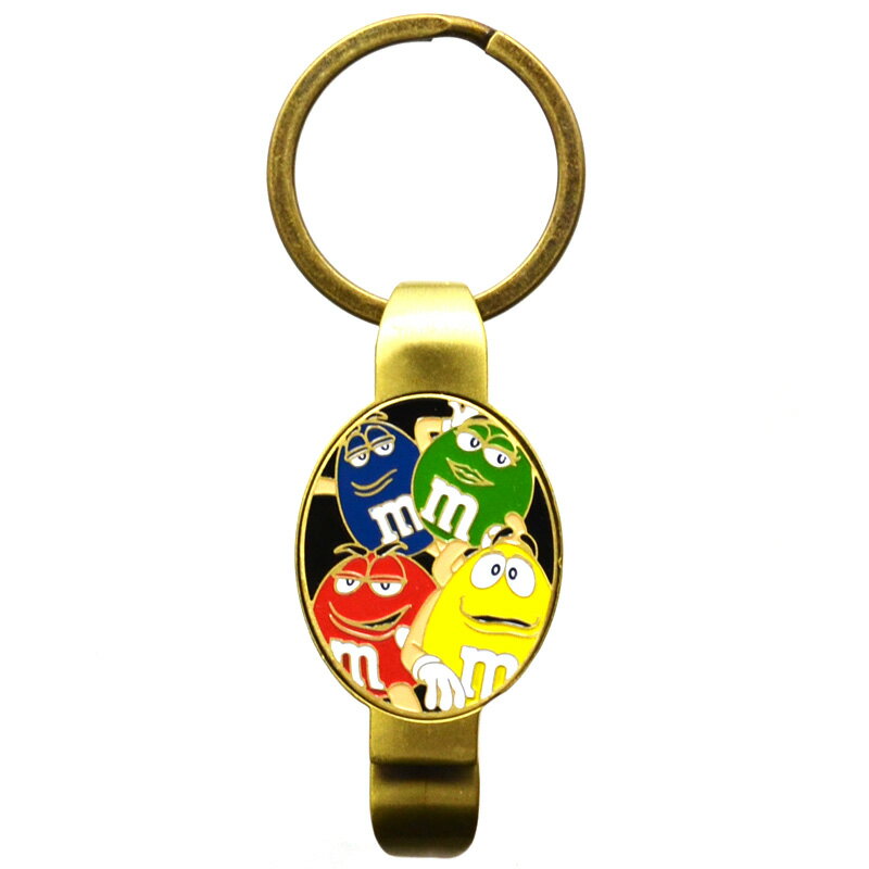 m&m's KEY CHAIN/BOTTLE OPENER(RED,YELLOW,BLUE,GREEN)キーチェーン/キーホルダー (レッド,イエロー,ブルー,グリーン)栓抜き！！