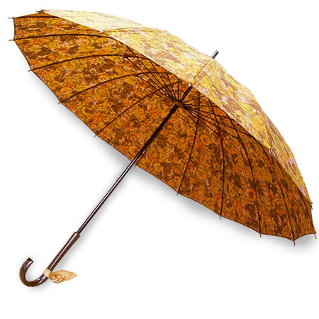 NEW!!秋の最新作！雨傘★長傘☆16本骨×フレンチ綾織り！【Nouvel Japonais】＜アラベスク＞長...