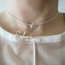 金属アレルギー対応　Edowa choker (silver NECKLACE)エドワ　チョーカー　ネックレスシルバー　ブレスレットsilver925【DIGDELICA】シンプル　アンティーク象徴　エドワード 35cm