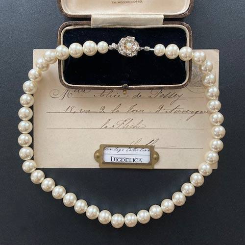 _Be[WZNgp[lbNX@RX`[WG[v1621yDIGDELICAzVINTAGEPEARL NECKLACE fBfJ UESDÕiN㕨@@Ǝ@w