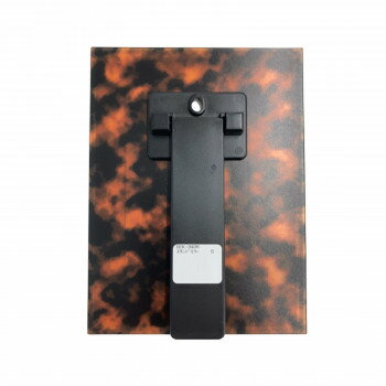 スタンドミラー 卓上 ミラー 日本製 おしゃれ 鏡 メイク 頭 デコルテ プロメイク 高級感 折りたたみ 折立鏡 本棚 隙間 収納 持ち運び たたんで 折りたたみ 折り畳み 折畳み 折りたたみ式 メイク 化粧 三ツ折 3つ折り 卓上ミラー アレス S 赤べっ甲 赤 レッド [3]