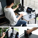 パソコンデスク 90cm 机 シンプルデスク ワークデスク 簡易デスク デスク 机 書斎 パソコンデスク PCデスク コンパクト タブレット スタンド 卓上 ブ...