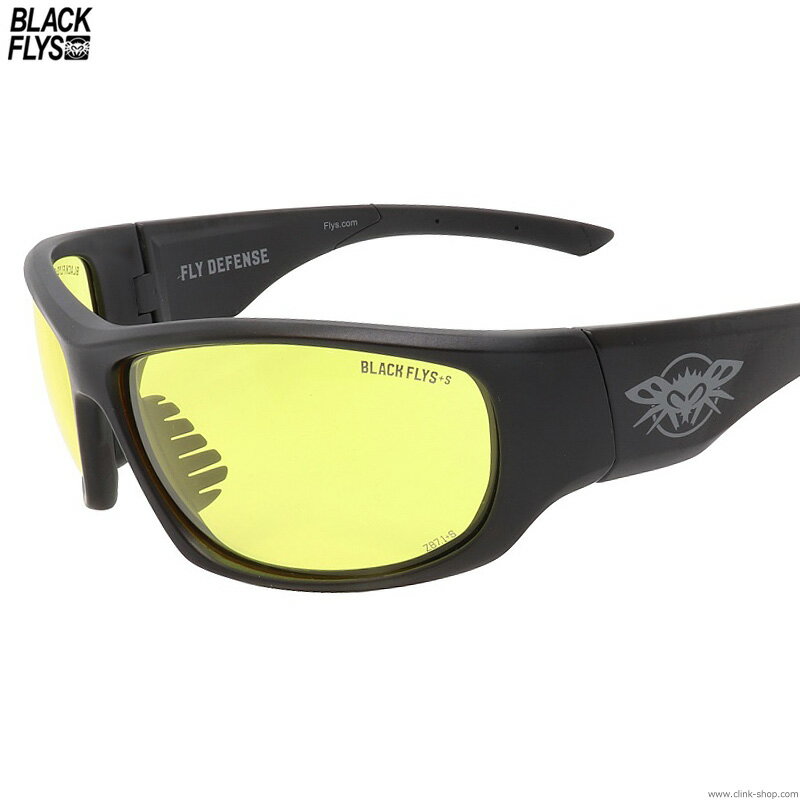 ブラックフライズ BLACK FLYS FLY DEFENCE BLACK/YELLOW メンズ アクセサリー サングラス メガネ