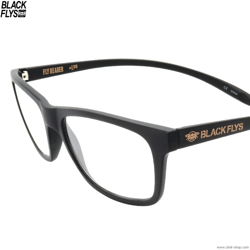 再入荷 ブラックフライズ BLACK FLYS FLY READER (READING GLASSES) [M.BLACK/CLEAR] メンズ アクセサリー サングラス メガネ ルーペ 拡大鏡 老眼鏡 父の日 ファーザーズデイ ギフト オススメ