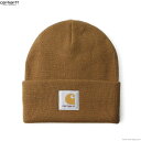 カーハート CARHARTT WIP SHORT WATCH HAT (HAMILTON BROWN) メンズ ビーニー ワッチキャップ ショート