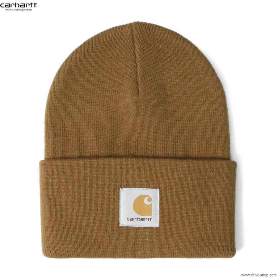 カーハート CARHARTT WIP ACRYLIC WATCH HAT (H.BROWN) メンズ ビーニー ワッチキャップ ロング