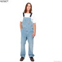 J[n[g CARHARTT WIP BIB OVERALL (BLUE LIGHT TRUE WASHED) Y I[o[I[ fj