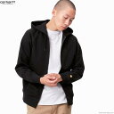 カーハート トップス メンズ カーハート CARHARTT WIP HOODED CHASE JACKET (BLACK) メンズ トップス ヘビーウェイトスウェット パーカー ジップ