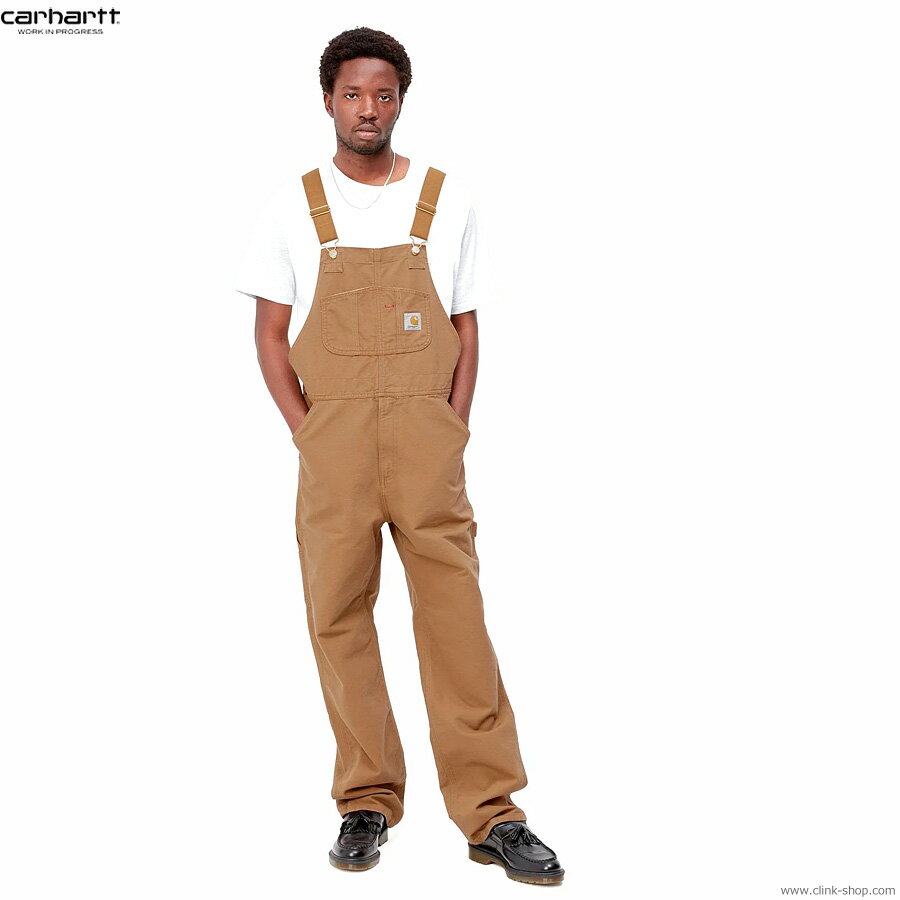 カーハート CARHARTT WIP BIB OVERALL (H.BROWN) メンズ ダックオーバーオール オーガニックコットン