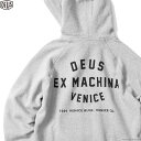 SALE セール 30％OFF DEUS EX MACHINA デウス エクス マキナ DEUS EX MACHINA VENICE ADDRESS HOODY (GREY MARLE) メンズ パーカー プルオーバー