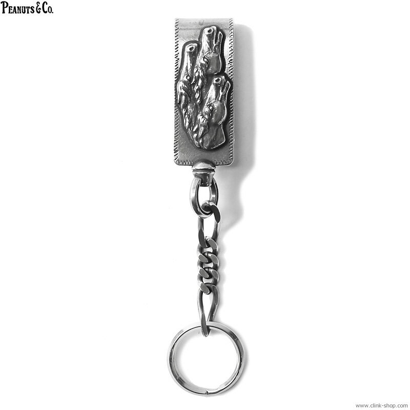 ピーナッツアンドカンパニー PEANUTS & CO. HORSE CLIP TYPE KEYCHAIN (SLIVER) メンズ アクセサリー キーチェーン ピーナッツカンパニー