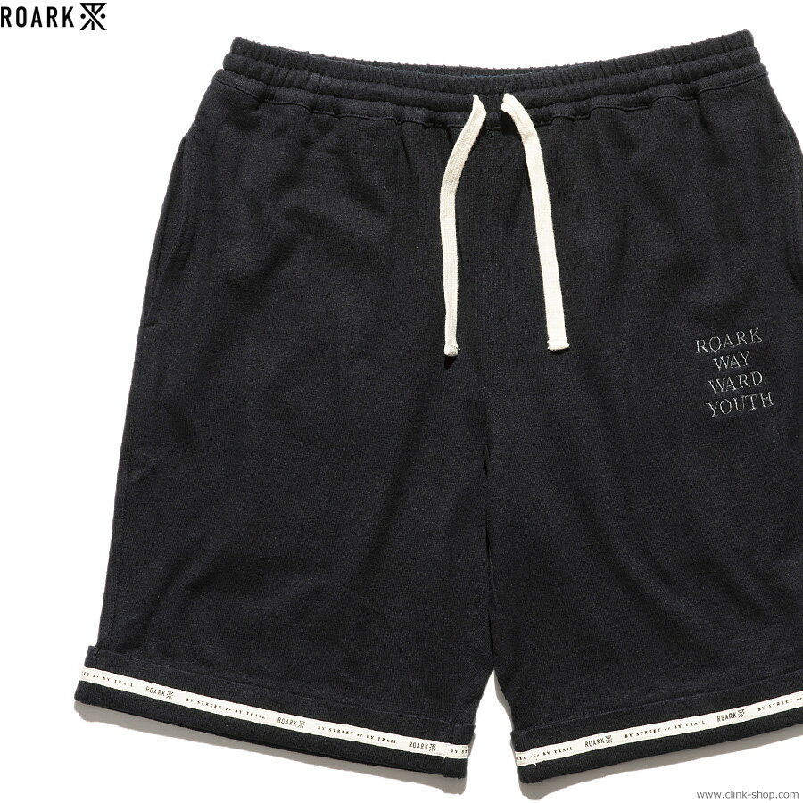 ロアーク リバイバル ROARK REVIVAL HEMP COTTON PILE SHORTS (BLACK) メンズ ボトムス ショートパンツ イージーショーツ ハーフパンツ ヘンプ パイル