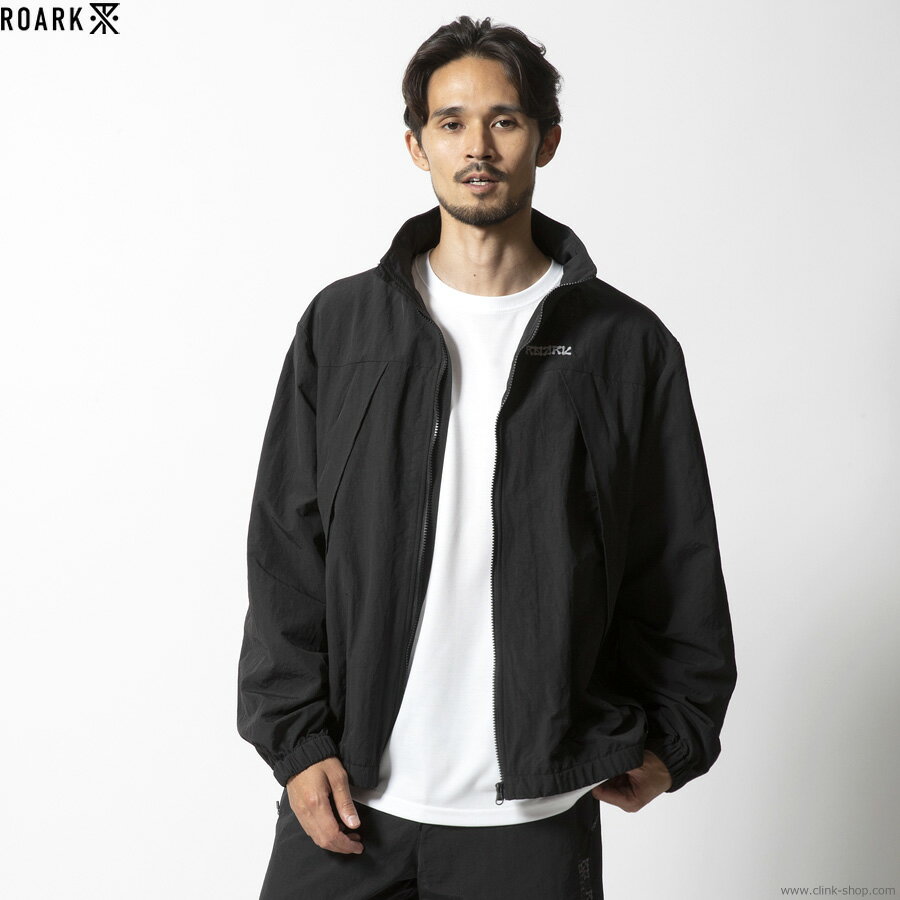 ROARK REVIVAL ロアーク リバイバル ジャケット メンズ 春夏 ナイロン100% ブラック M-XL ROARK REVIVAL DECON WIND JACKET アウター フードジャケット 通気性 ベンチレーション