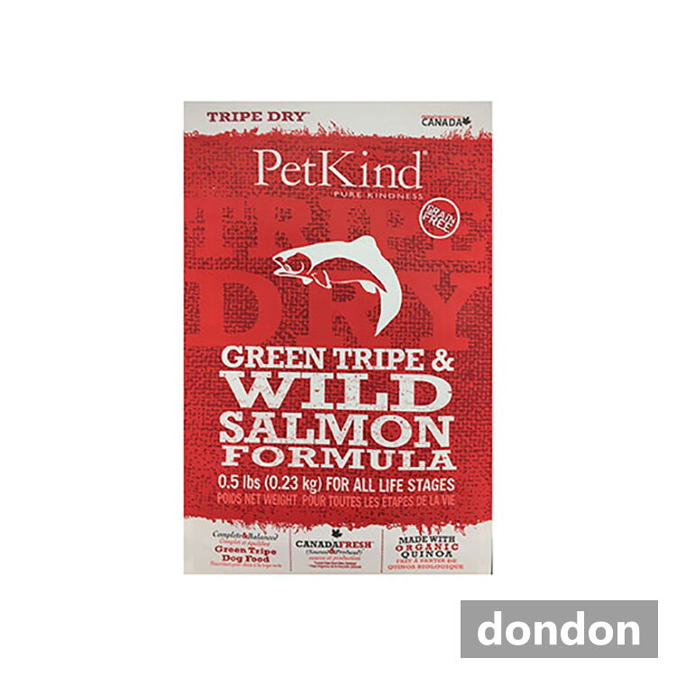 Rakuten - PetKind(ペットカインド) TRIPE DRY (トライプドライ) グリーントライプ＆ワイルドサーモン 230g