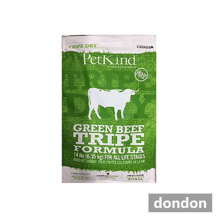 乐天商城 - PetKind(ペットカインド) TRIPE DRY (トライプドライ) グリーンビーフトライプ 6.35Kg