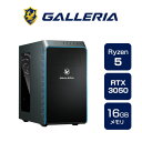 ゲーミングPC デスクトップPC 新品 パソコン GALLERIA ガレリア RM5R-R35 Ryzen 5 4500 RTX3050 500GB SSD 16GBメモリ Windows 11 Home 13234-4484