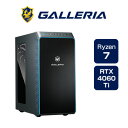 ゲーミングPC デスクトップPC 新品 パソコン GALLERIA ガレリア XA7R-R46T Ryzen 7 5700X RTX4060Ti Windows 11 Home