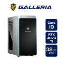 デスクトップPC GALLERIA ガレリア UA9C-R47T Core i9-14900KF RTX4070Ti 1TB SSD 2TB HDD 32GBメモリ Windows 11 Home 13087-4223