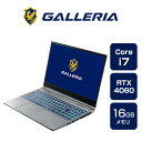 ゲーミングノートPC 新品 パソコン GALLERIA ガレリア XL7C-R46-5 Core i7-13700H RTX4060 500GB SSD 16GBメモリ 15.6フルHD Windows 11 Home 13273-3350