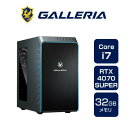 ゲーミングPC デスクトップPC 新品 パソコン GALLERIA ガレリア XA7C-R47S Core i7-14700F RTX4070SUPER 1TB SSD 32GBメモリ Windows 11 Home 13854-4703