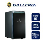 クリエイターPC デスクトップPC GALLERIA ガレリア UA9C-R47-C Adobe Creative Cloud推奨スペックモデル Core i9-14900KF RTX4070 2TB SSD 32GBメモリ Windows 11 Home 14181-4224