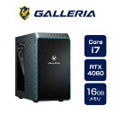 ゲーミングPC デスクトップPC 新品 パソコン GALLERIA ガレリア RM7C-R46 Core i7-14700F RTX4060 500GB SSD 16GBメモリ Windows 11 Home 14209-4604