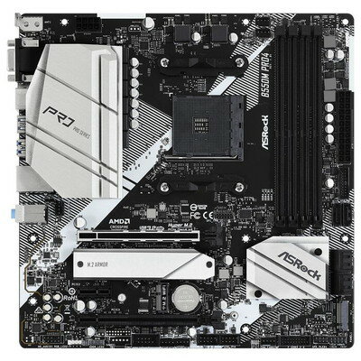 ASRock アスロック / B550M Pro4 / チップセット:B550 / フォームファクタ:Micro ATX / メモリ:DDR4 /  / 4710483931598 / マザーボード