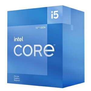 【国内正規品】INTEL インテル / Core i5 12400F BOX / 動作クロック周波数:2.5GHz / ソケット形状:LGA1700 / Corei512400FBOX / 735858503037