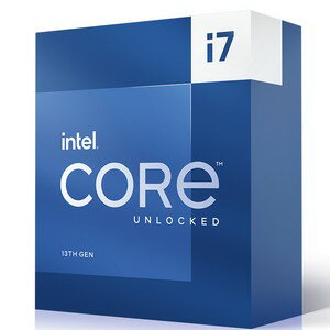 【国内正規品】INTEL インテル / Core i7 13700K BOX / 動作クロック周波数:3.4GHz / ソケット形状:LGA1700 / Corei713700KBOX / 735858526678