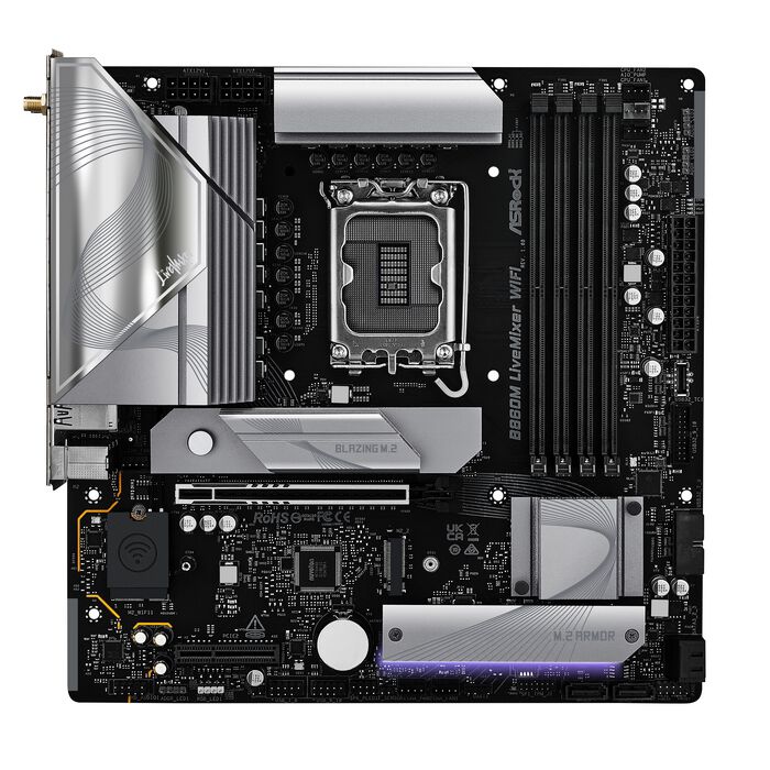 ASRock B860M LiveMixer WiFi (B860 1851 MicroATX)