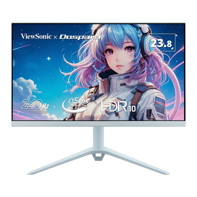 ViewSonic VX2428J2-BL-7 (23.8インチワイド 液晶モニター パステルブルー) ドスパラ限定モデル