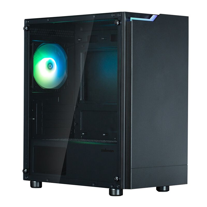ZALMAN T4 PLUS BLACK (MicroATX ガラス ブラック)（楽天・ドスパラ楽天市場店）