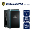 ゲーミングPC デスクトップPC 新品 パソコンGALLERIA ガレリア RM5R-G60S Ryzen 5 4500 GTX1660SUPER 16GBメモリ 1TB SSD Windows 11 Home 12687-4540