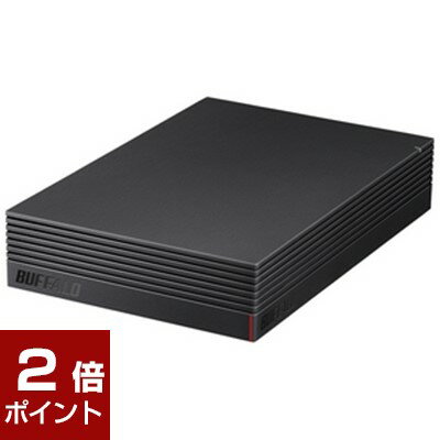 【ポイント2倍 5月16日1時59分まで】BUFFALO HD-NRLD8.0U3-BA USB3.1 外付 8TB ブラック 