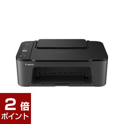 【ポイント2倍★5月16日1時59分まで】Canon PIXUS TS3530 BK 4977C001 (A4インクジェット ブラック)