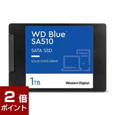 【ポイント2倍★5月16日1時59分まで】Western Digital WD Blue SA510 WDS100T3B0A (1TB)