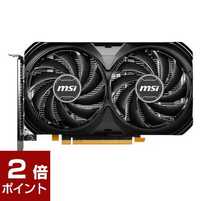 【ポイント2倍★5月16日1時59分まで】MSI GeForce RTX 4060 VENTUS 2X BLACK 8G OC (GeForce RTX 4060 8GB)