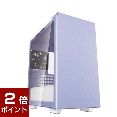 【ポイント2倍★5月16日1時59分まで】DEEPCOOL MACUBE110 PASTEL PURPLE R-MACUBE110-PPNGM1N-J-1 (MicroATX ガラス) ドスパラ限定モデル