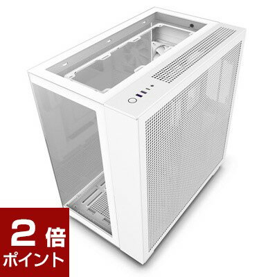 【ポイント2倍★5月16日1時59分まで】NZXT H9 Elite CM-H91EW-01 (ATX ガラス ホワイト) 1