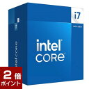 【ポイント2倍★4月27日9時59分まで】【国内正規品】INTEL インテル / Core i7 14700 BOX / 動作クロック周波数:2.1GHz / ソケット形状:LGA1700 / Corei714700BOX / 735858547673